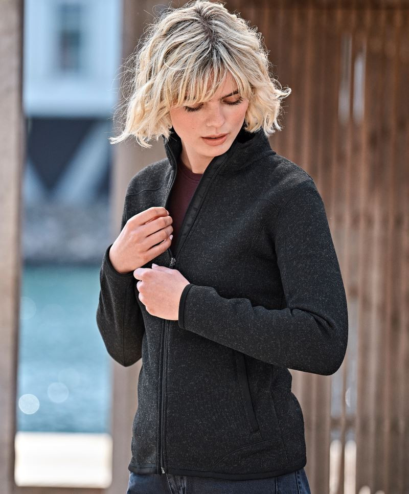 Damen Strickfleece Jacke Aspen Tee Jays TJ9616