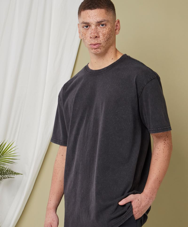 Build your Brand BY189 Herren T-Shirt "Acid Wash"