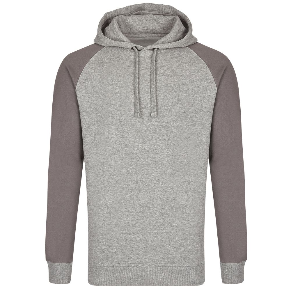 heather grey/ grey solid