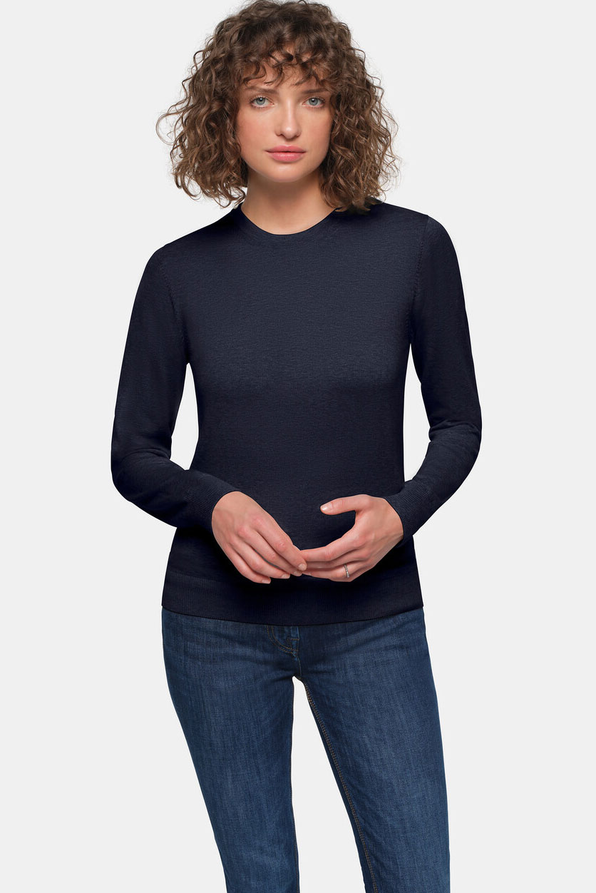 HAKRO Damen Pullover Premium-Baumwolle 135