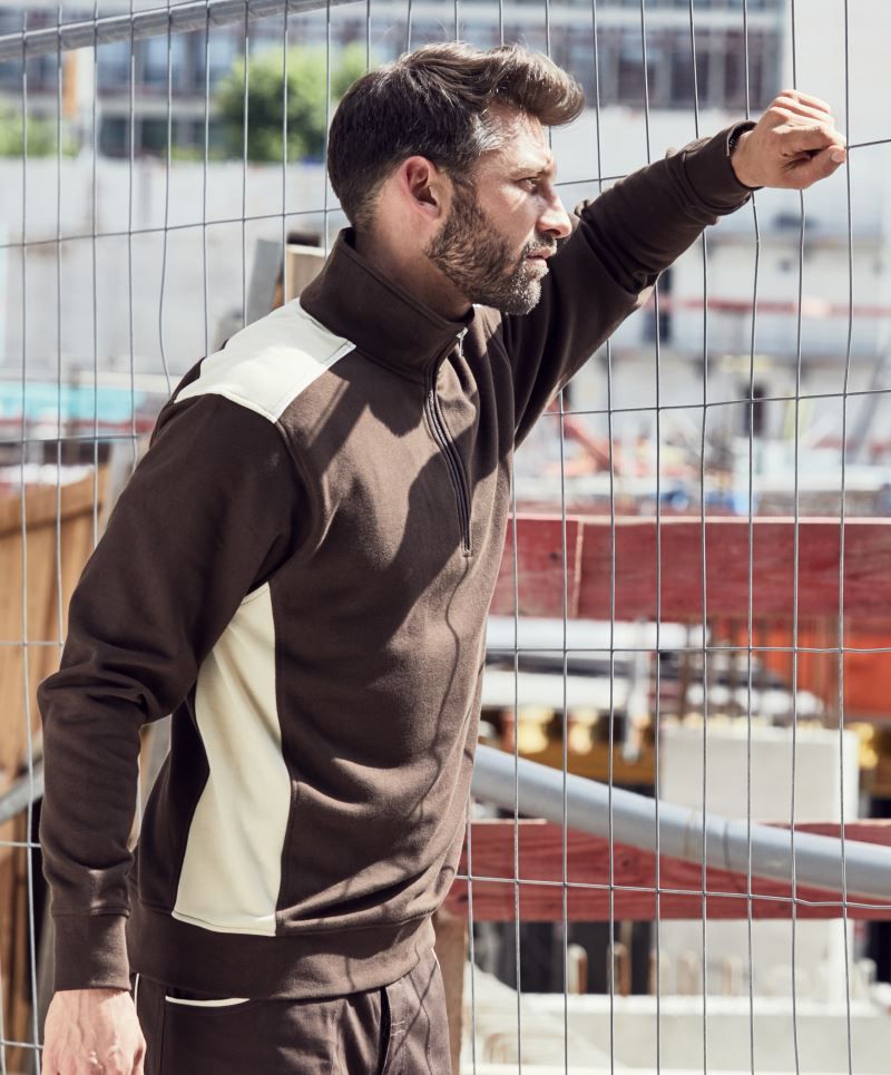 Workwear Half-Zip Sweat Color James&Nicholson JN868