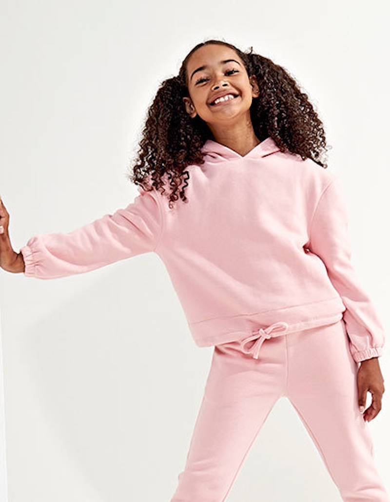 Kids TriDri Recycled Cropped Oversize Hoodie TriDri® TR85B