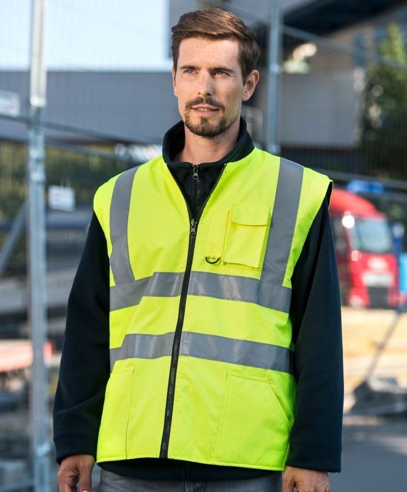 Hi-Vis Reversible Safety Bodywarmer Ural 2-in-1 Korntex TABW