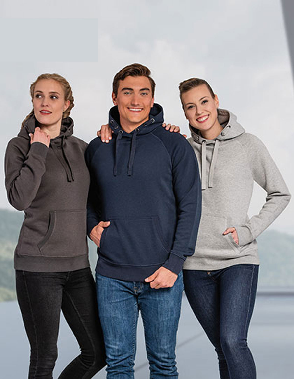 Unisex Premium Raglan Hoody HRM 903