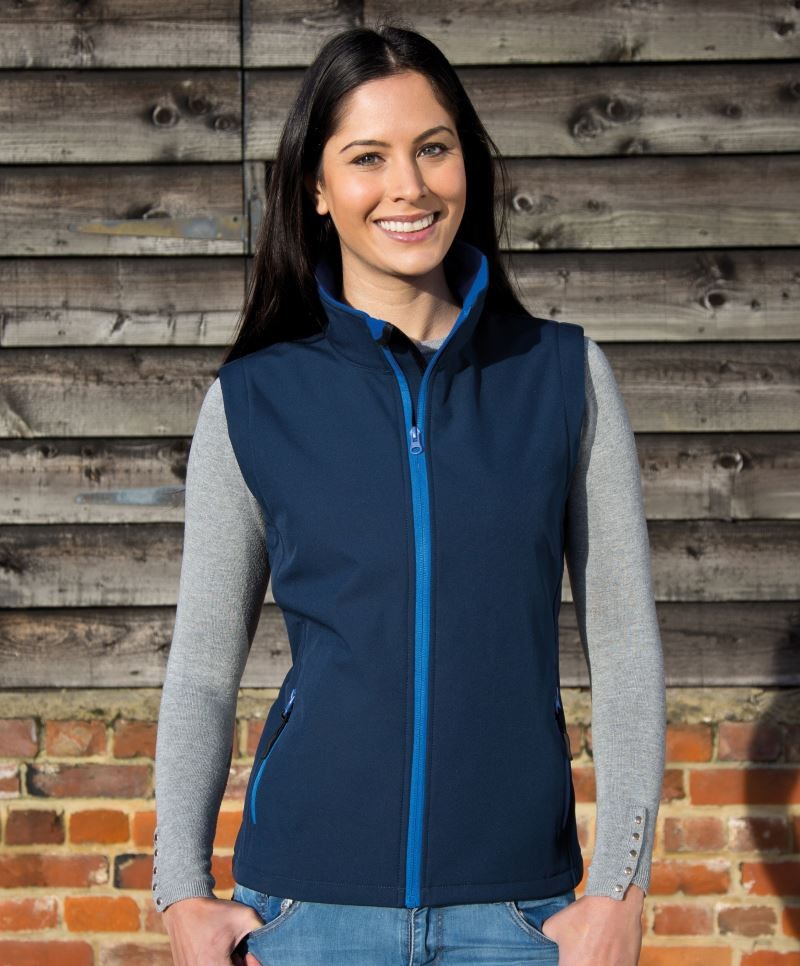 Ladies' Softshell Bodywarmer Result R232F