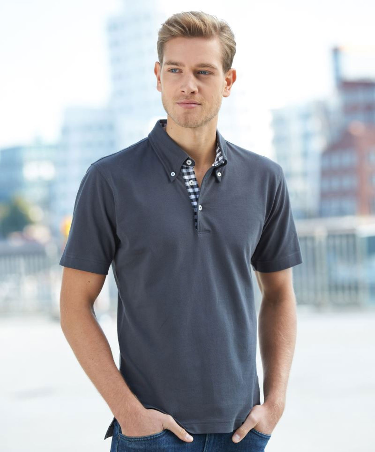 Men's Plain Polo JN964