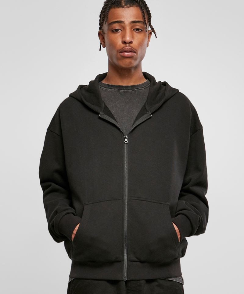 Build your Brand BY192 Schwere Kapuzen Sweatjacke