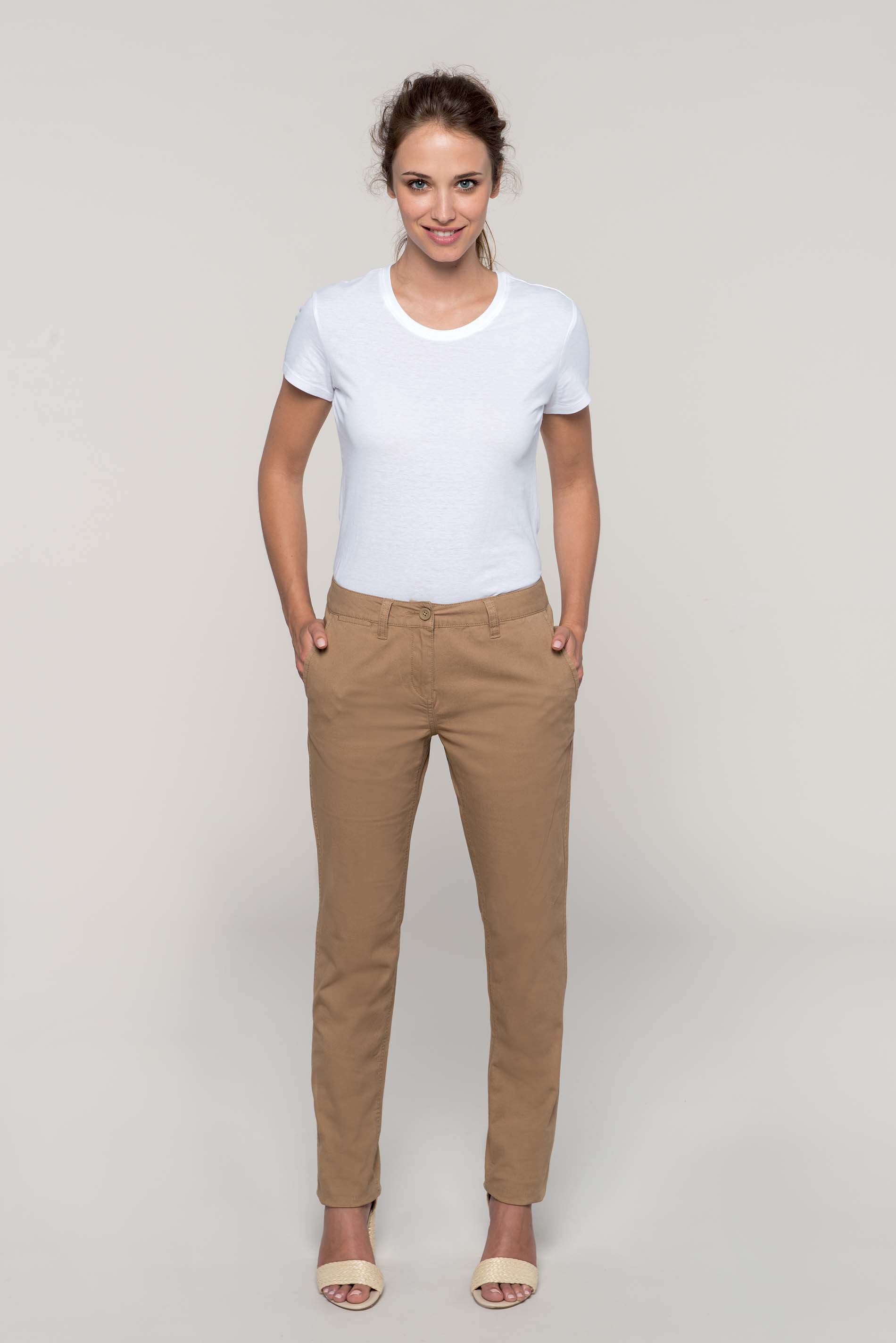 Ladies chino trousers Kariban K741