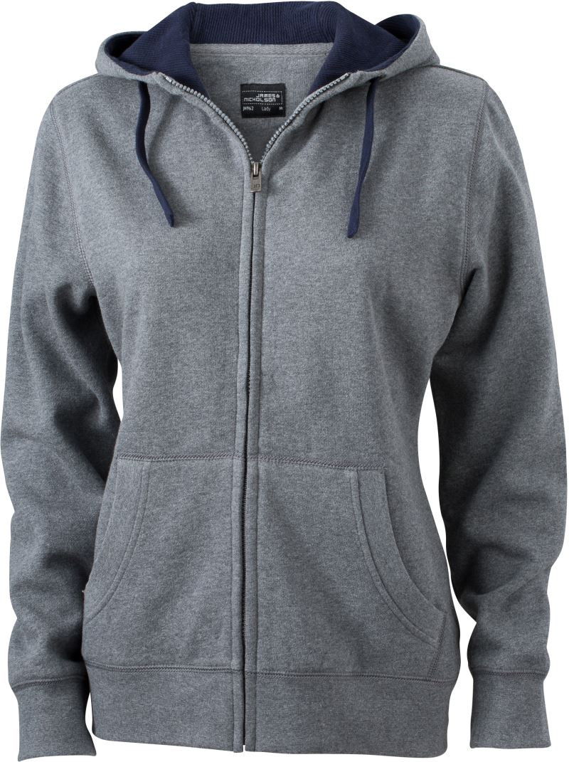 Ladies' Lifestyle Zip-Hoody JN962