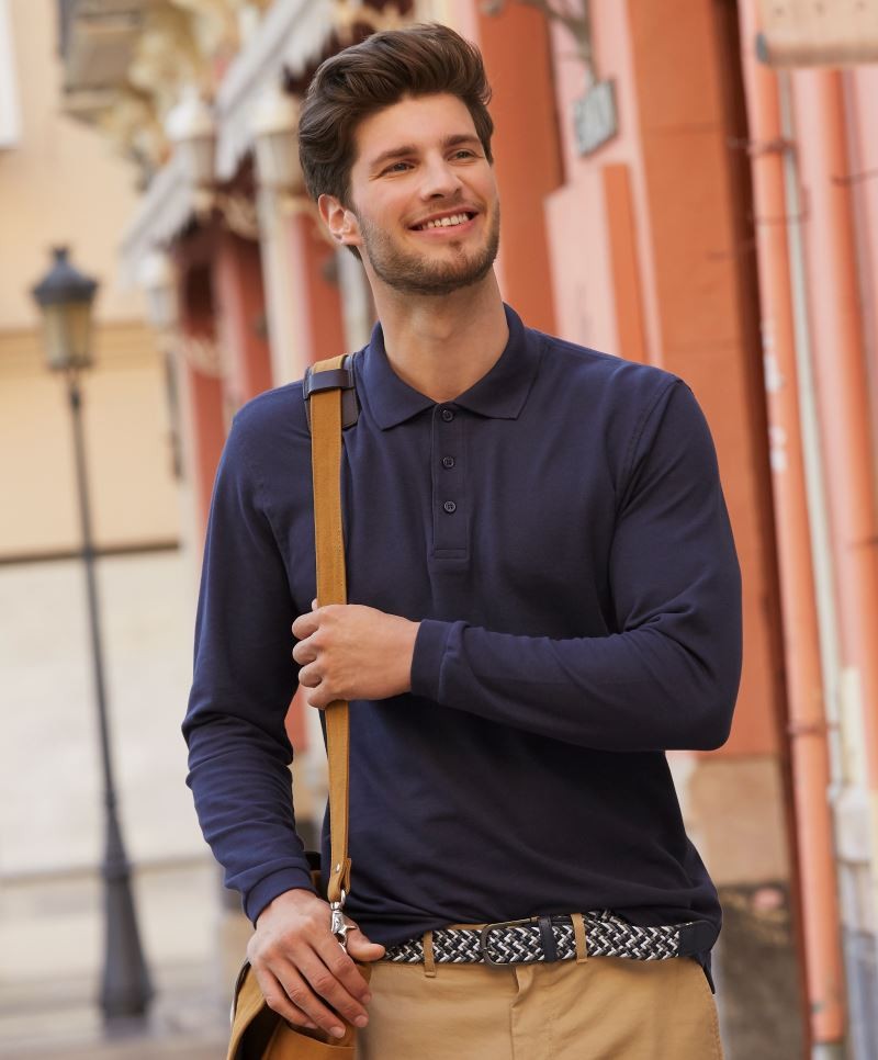 Premium Long Sleeve Polo Fruit of the Loom 3310