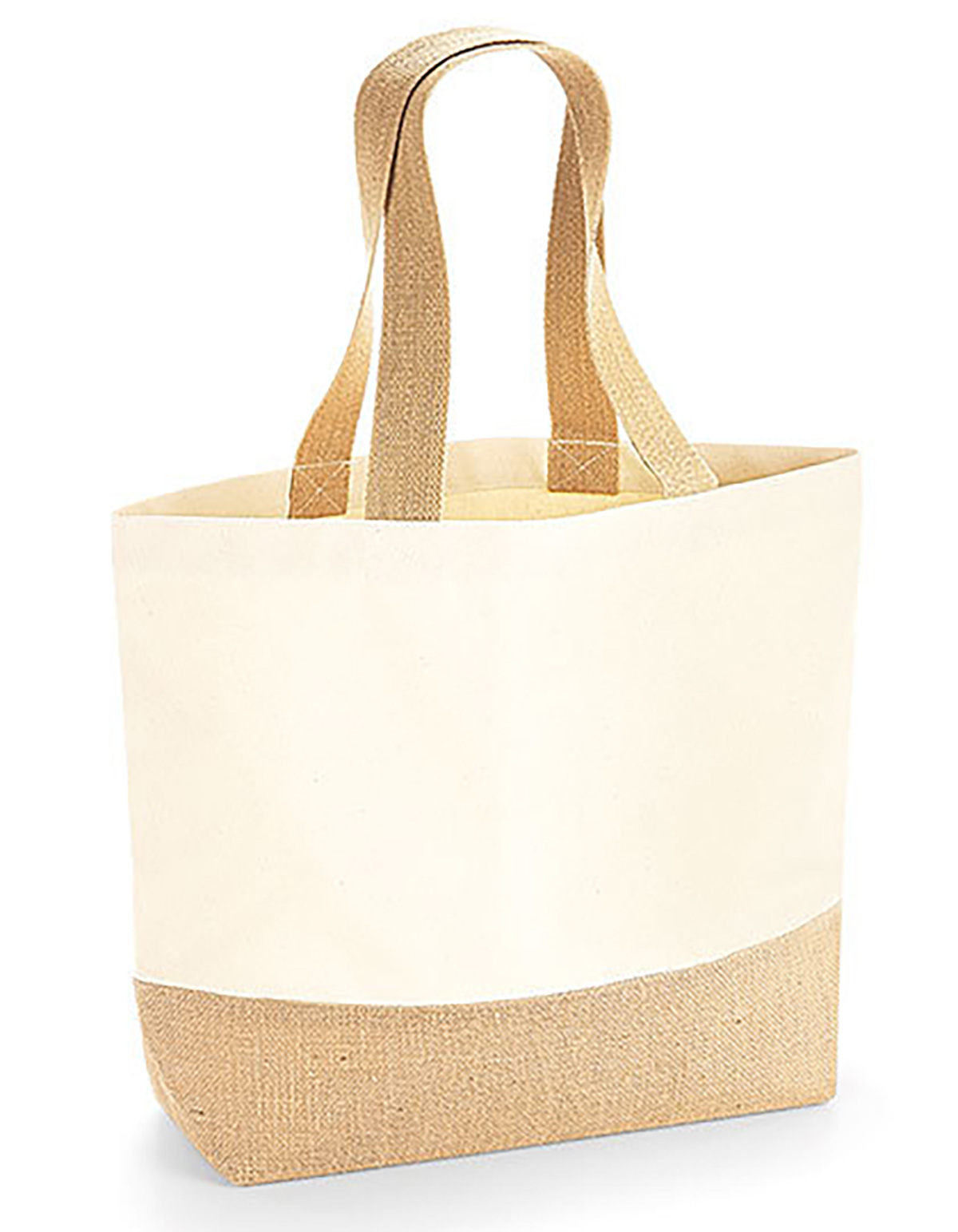 Jute Base Canvas Bag W451 / 34 x 36 x 13 cm