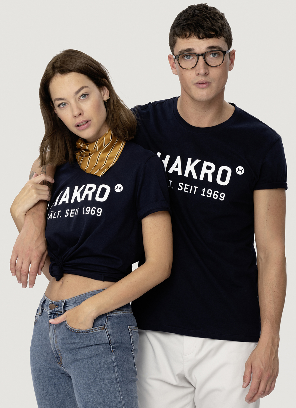 Hakro T-Shirt mit Logodruck 1969