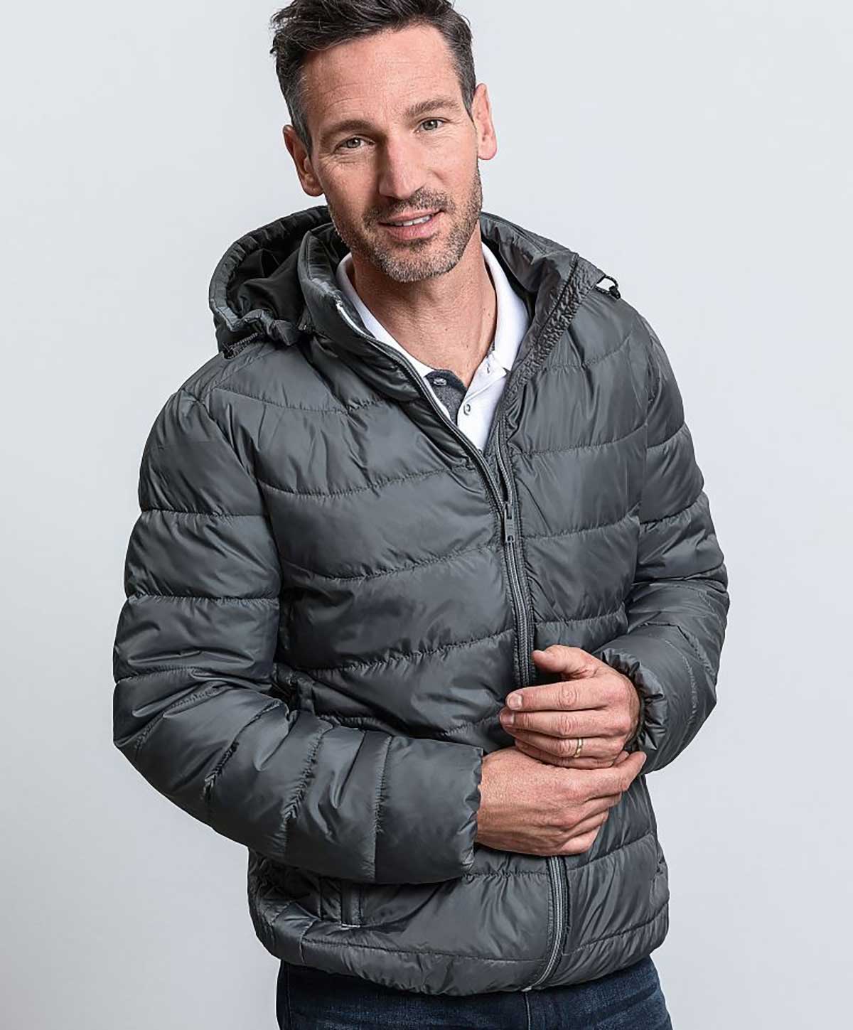 Men´s Hooded Nano Jacket Russell 440M