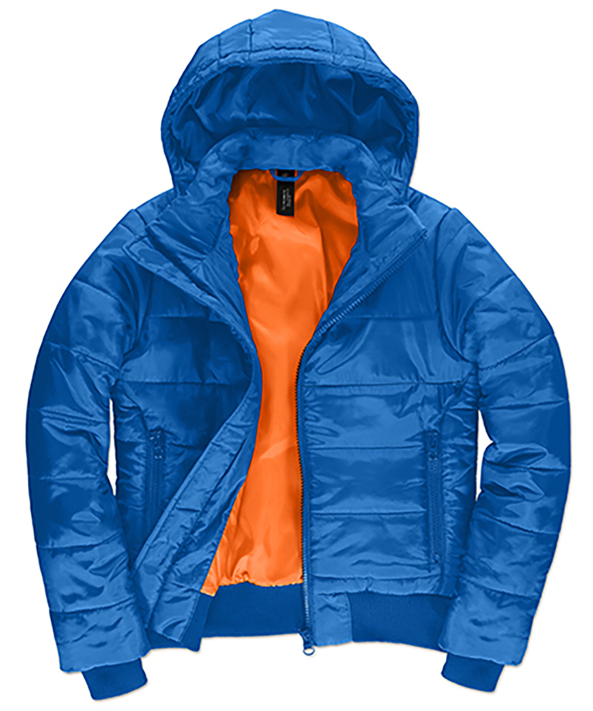 cobalt blue/ neonorange