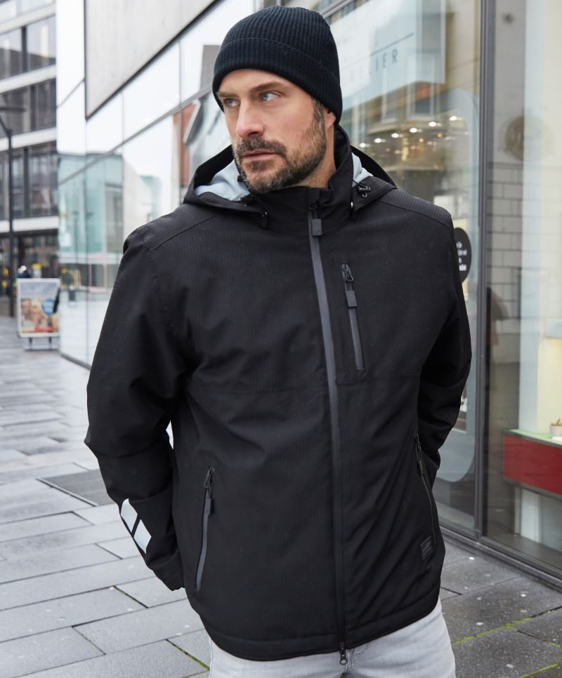 Padded Hardshell Workwear Jacket  James&Nicholson JN1815