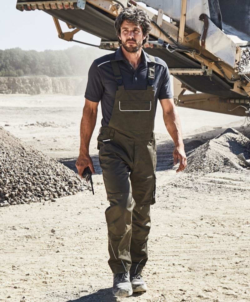 Workwear Pants with Bib James&Nicholson JN879