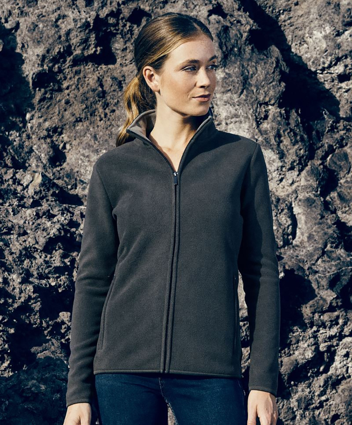 Damen Double Fleece Jacke Promodoro 7965