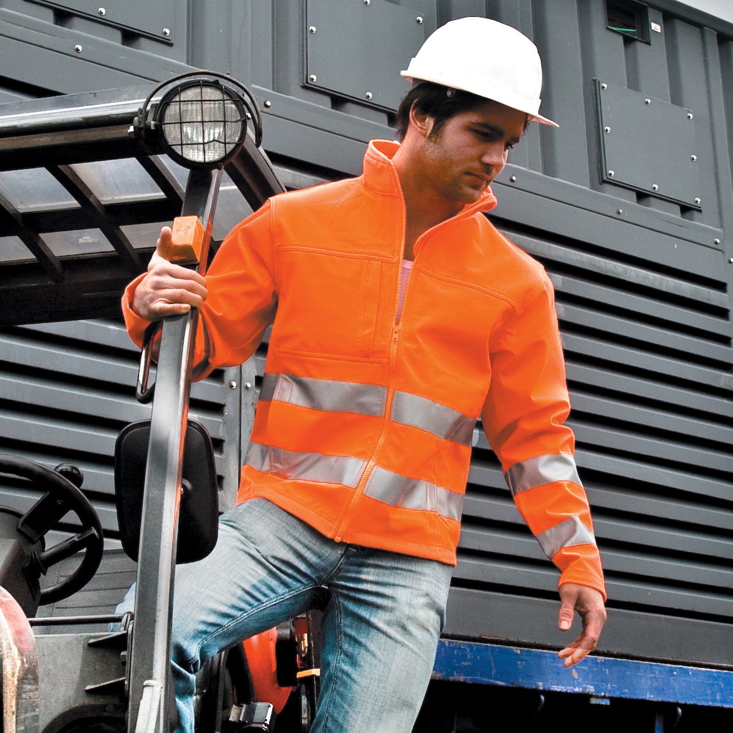 High Vis Soft Shell Jacket SafeGuard RT117