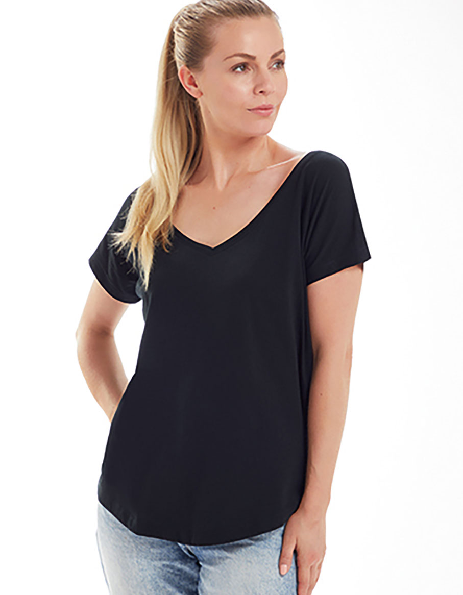 Ladies' Loose Fit V-Neck-T Mantis 147