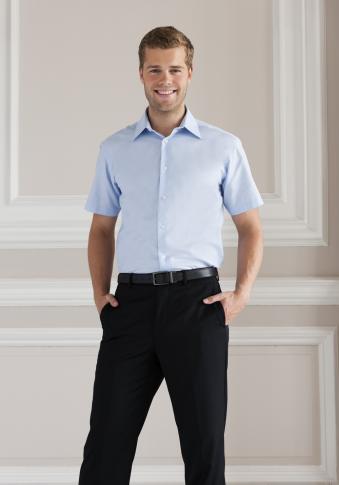 Russell 923M Oxford Hemd kurzarm, pflegeleicht