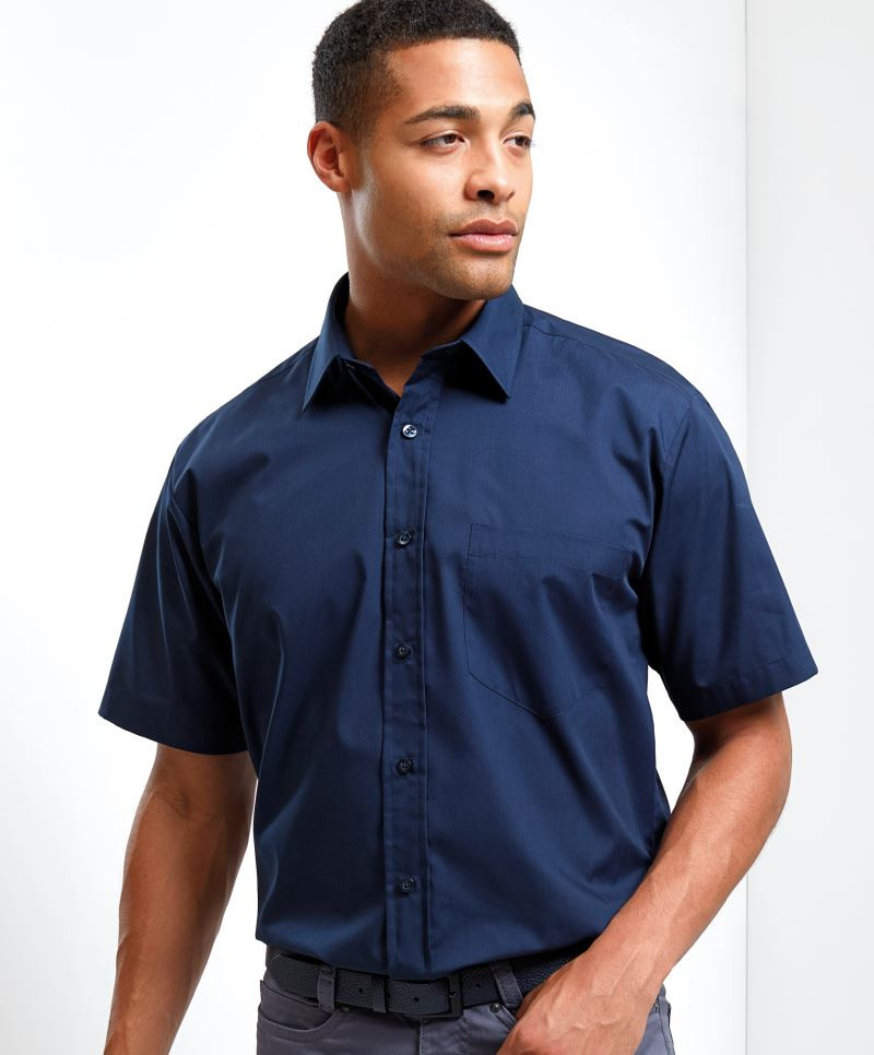 Premier PR202 Popeline Hemd kurzarm