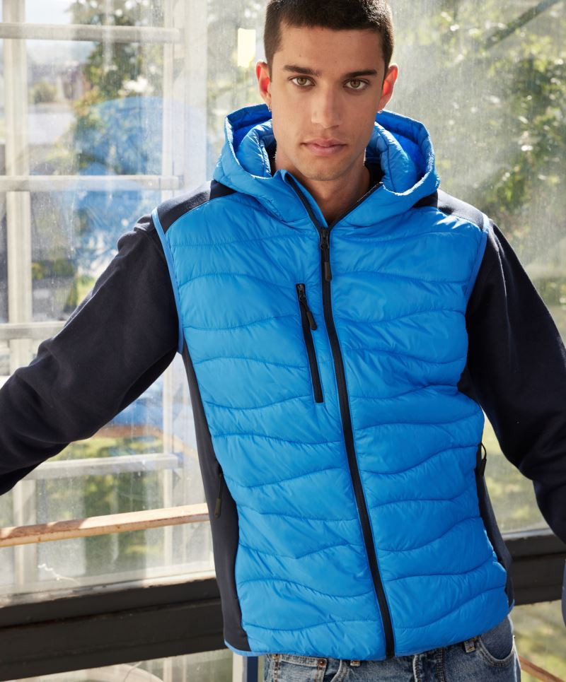 Herren Stretch Fleece Bodywarmer James & Nicholson JN1328