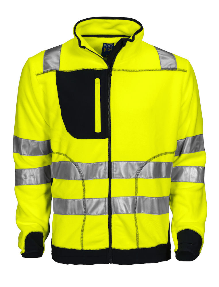 ProJob 6303 HV Fleece-Jacke EN ISO20471 KLASSE 3/2