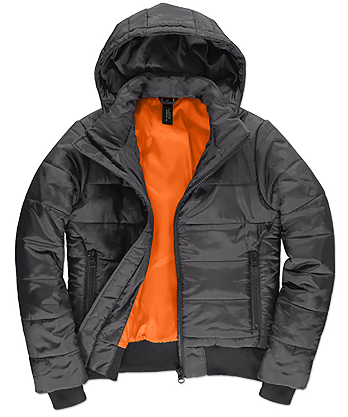 dark grey/ neonorange