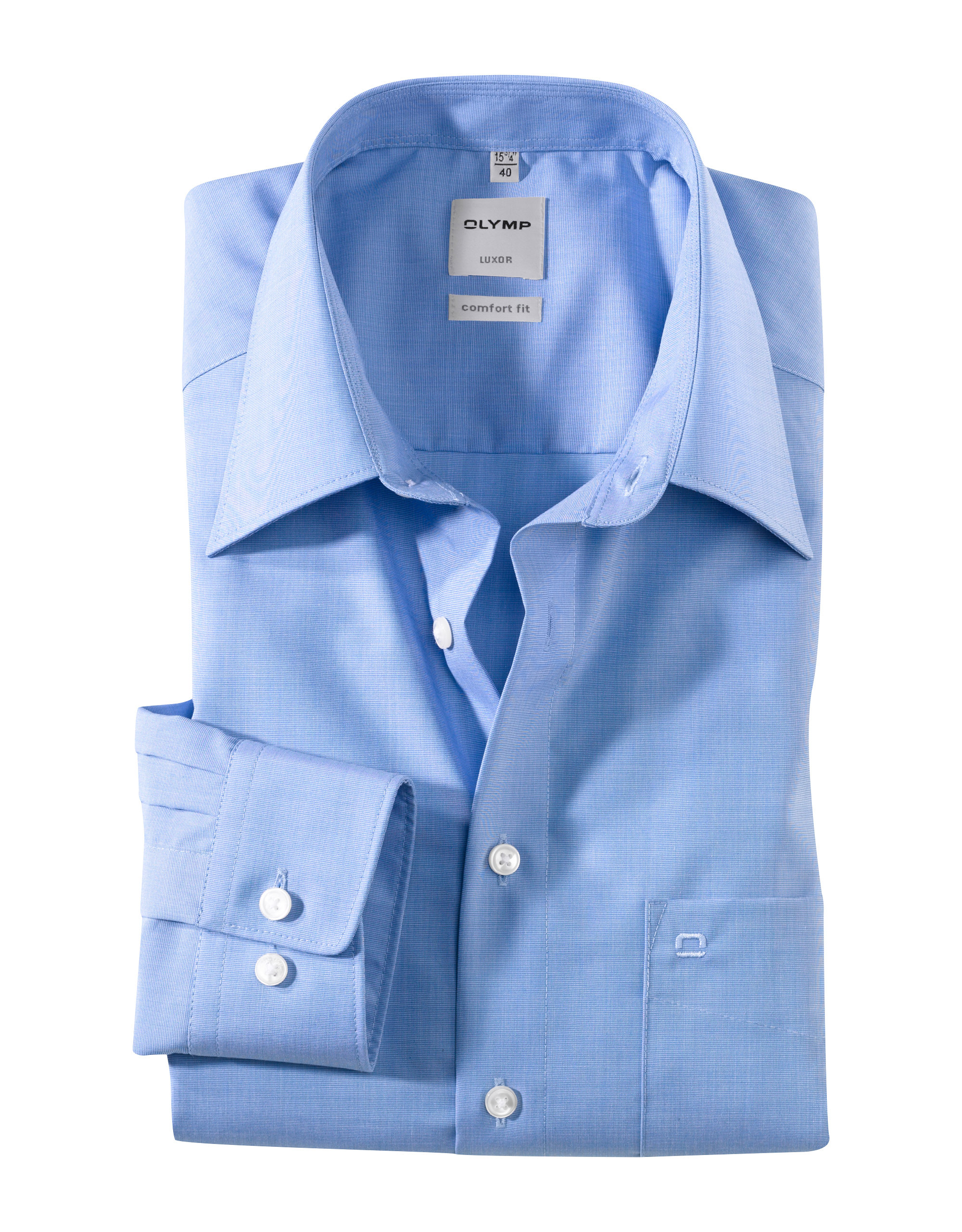 Olymp Luxor Fil à Fil Langarm Hemd 0255.64