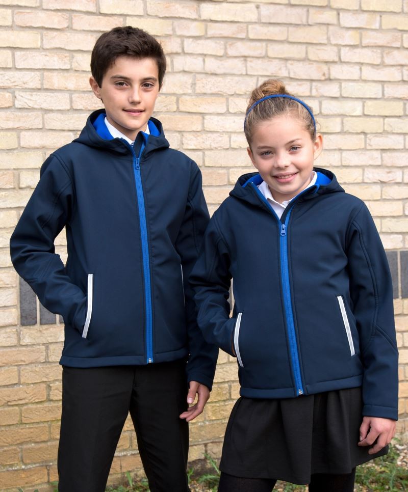 Result Kinder Kapuzen Softshell Jacke R224JY