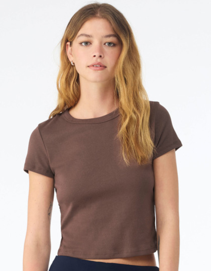 Women´s Micro Rib Baby Tee Bella+Canvas BL1010