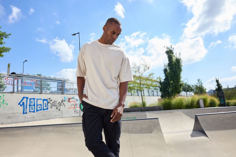 Schweres Oversize Bio T-Shirt James&Nicholson JN8041