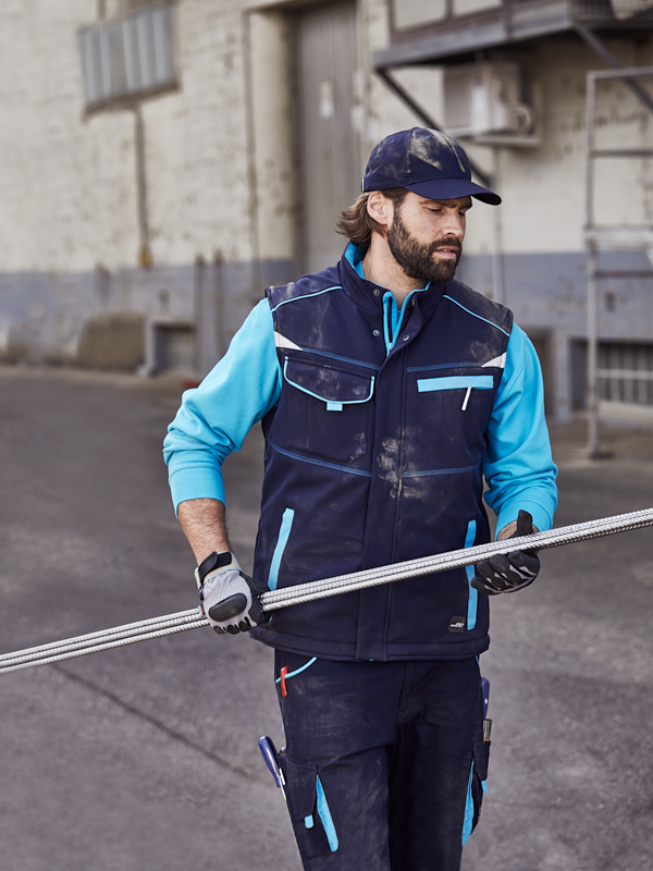 Workwear Softshell Padded Vest Color James&Nicholson JN854