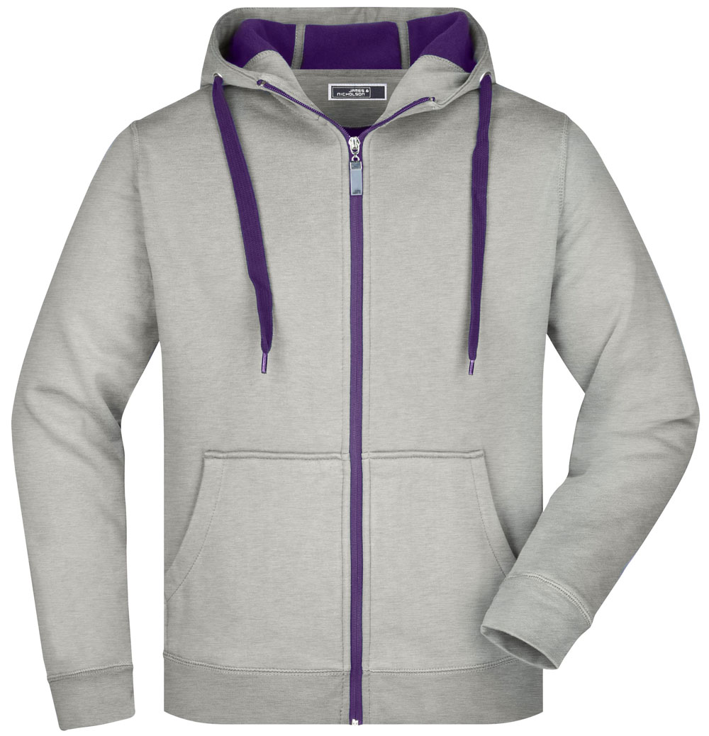 grey heather-purple
