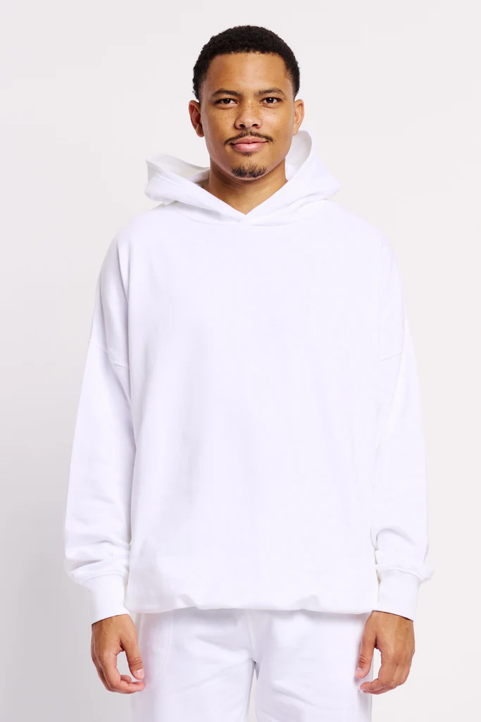 Oversized Hoodie with Side Pockets "Tiger Cotton " NET63112