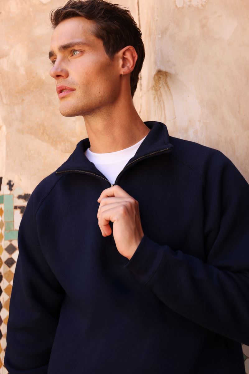 Iconic Premium Zip Neck Fruit of the Loom F383