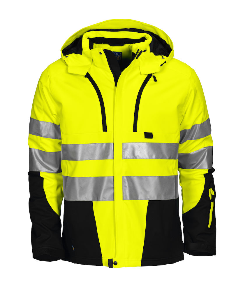 ProJob 6420 Gefütterte Softshell-Jacke EN ISO 20471 Klasse 3