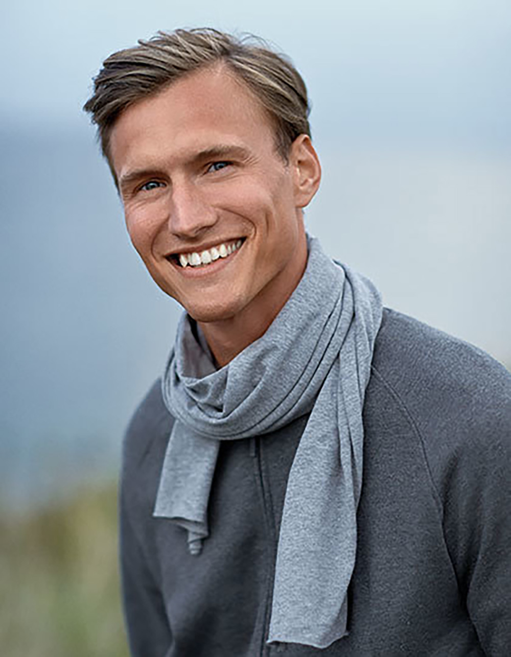 Jersey Scarf Neutral 93010