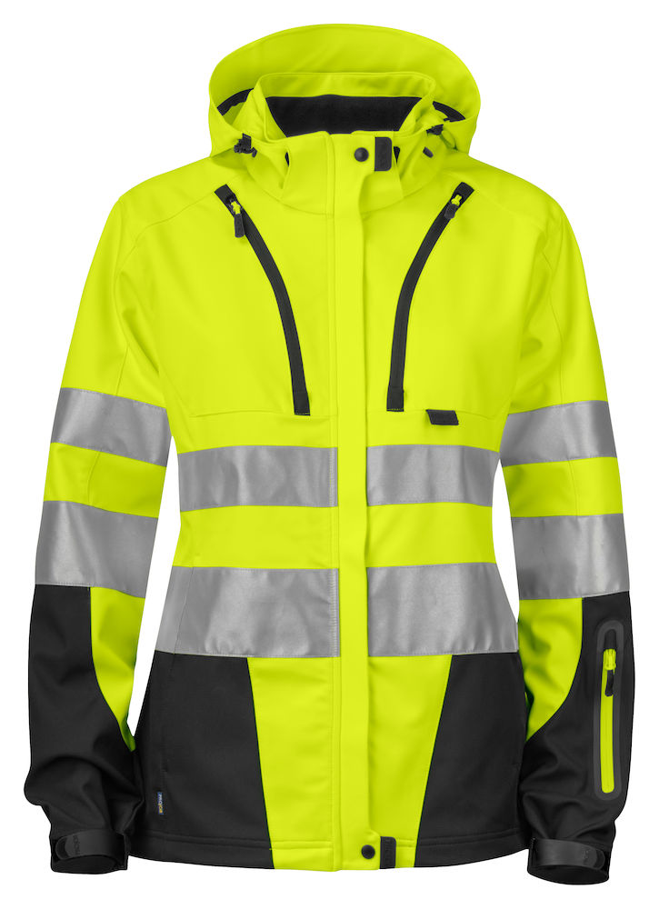 ProJob 6423 Softshell Damenjacke EN ISO 20471