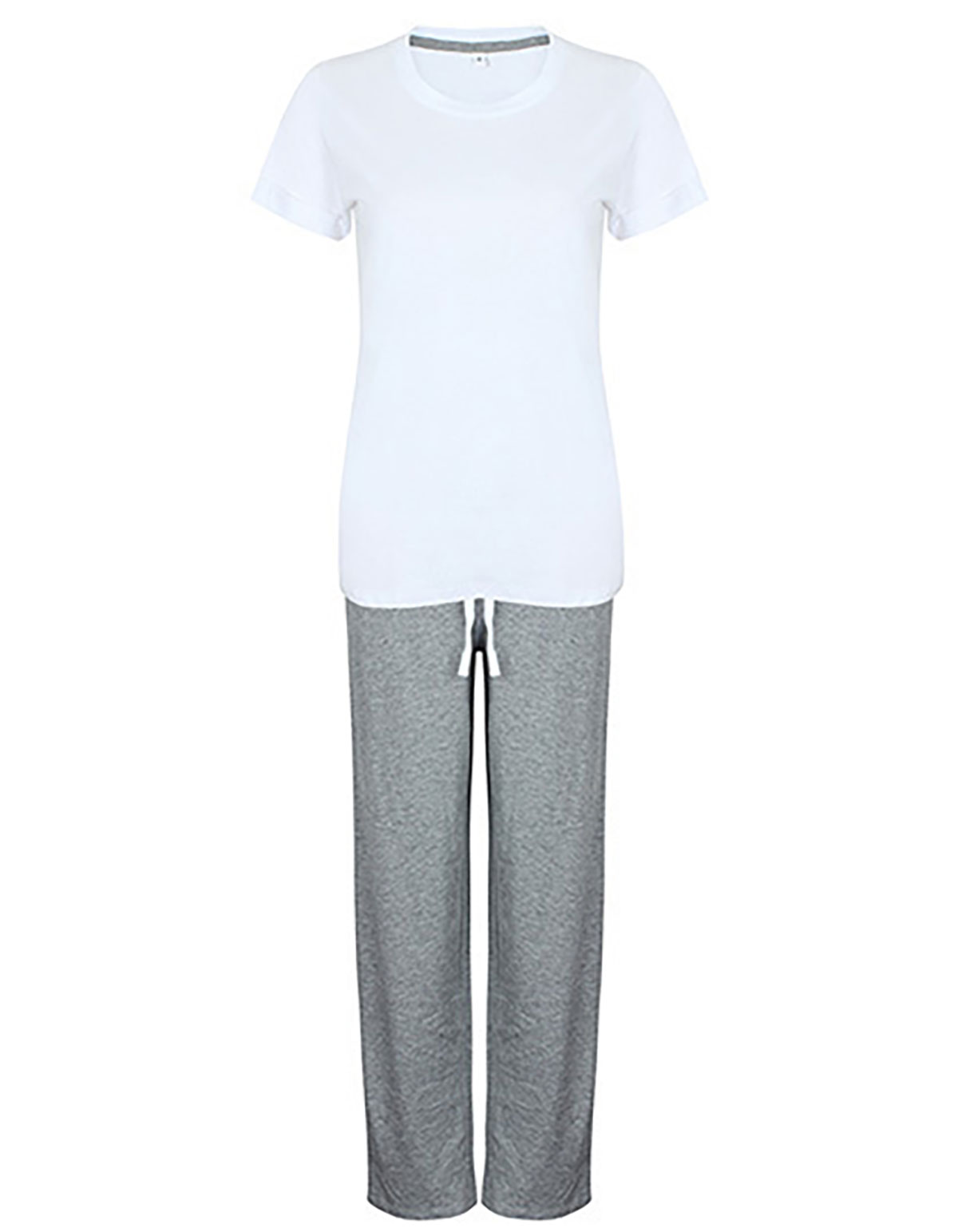 white / heather grey