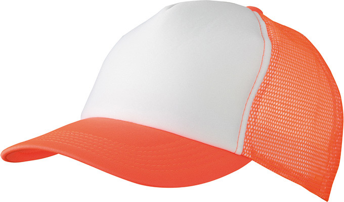 white / neon orange
