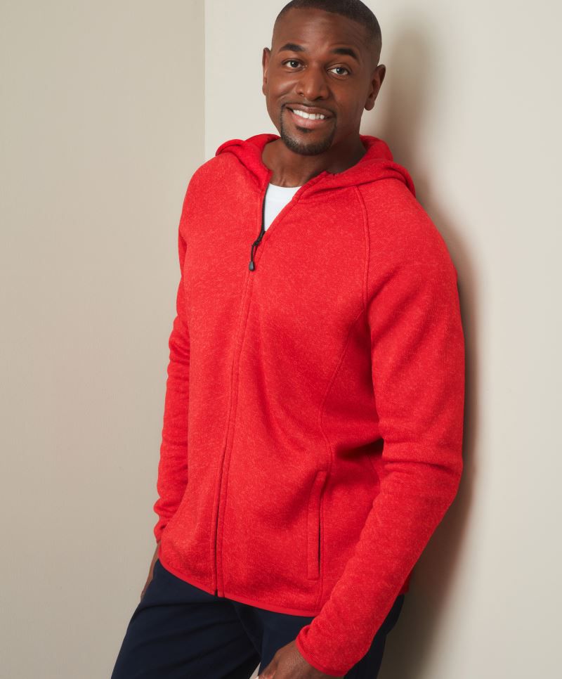 Lux Herren Kapuzen Strickfleece Jacke Stedman ST5460