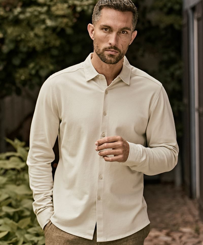 Piqué Hemd langarm Luxury Stretch Tee Jays TJ1416