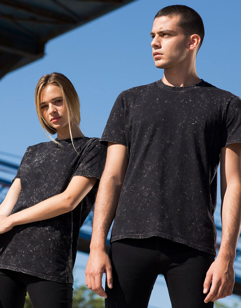 Unisex Washed Band T Skinnifit SF203