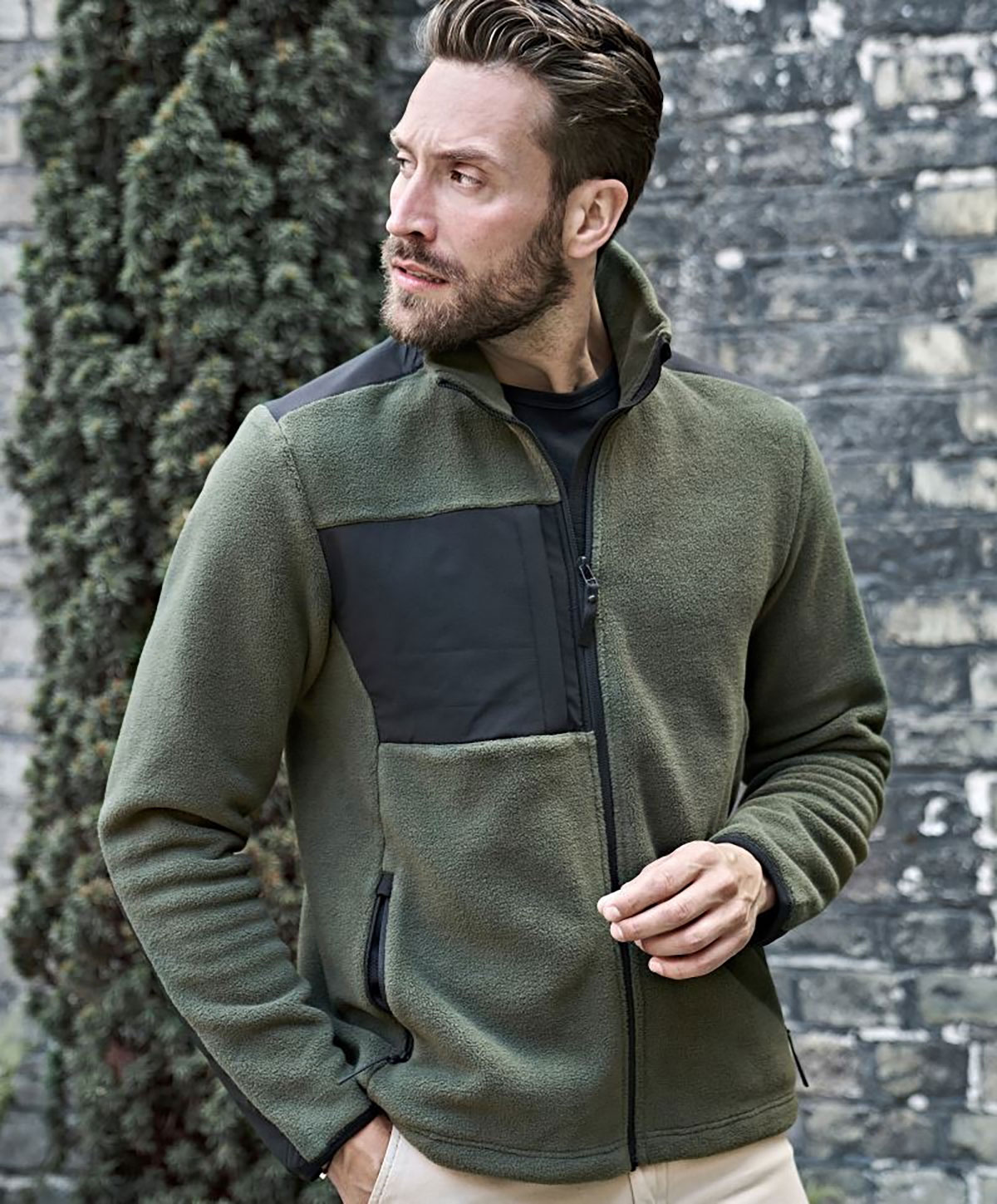 Herren Fleece Jacke Mountain Tee Jays 9120