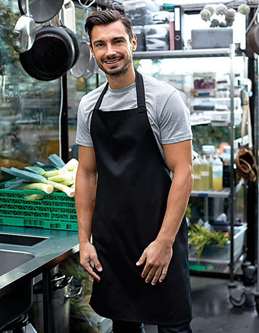 Bio Latzschürze Fairtrade Chef 92003