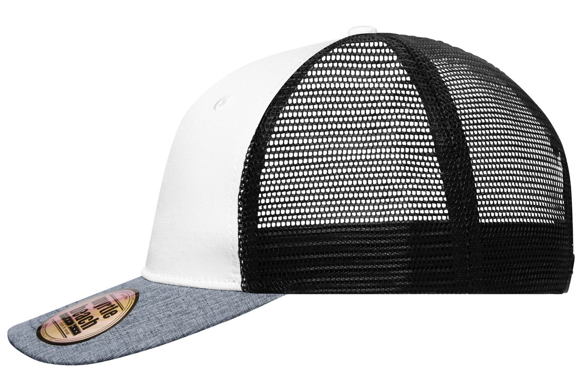 white/ grey melange/ black