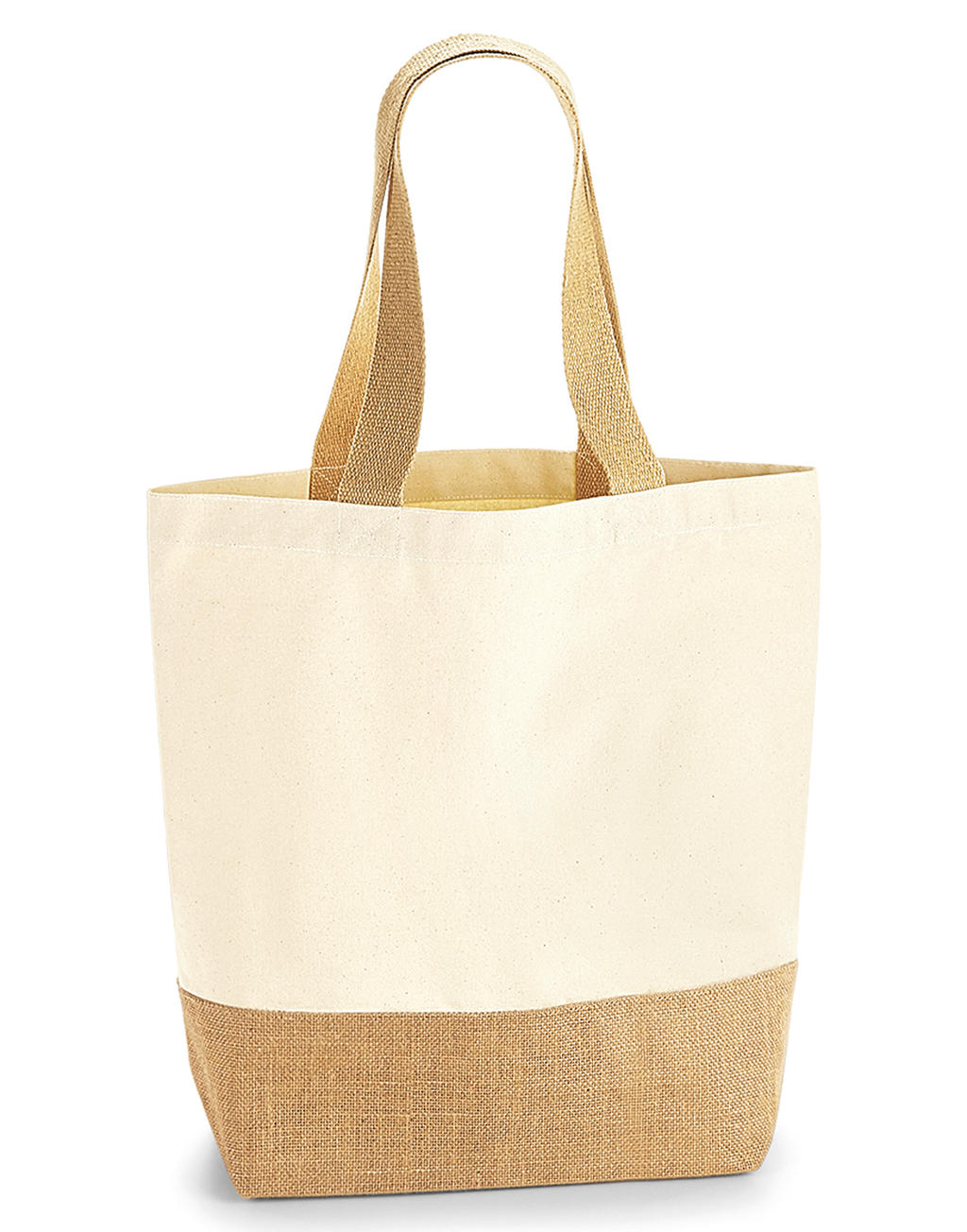 Jute Canvas Shopper Westford Mill W450 / 24 x 41 x 13 cm