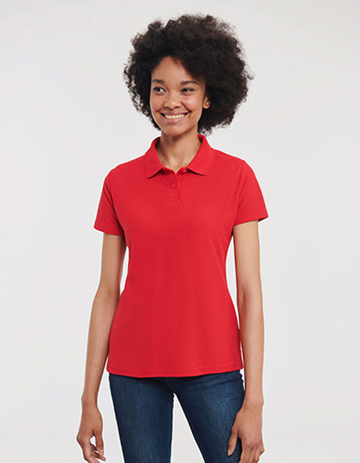 Damen Poloshirt Mischgewebe Russell 539F
