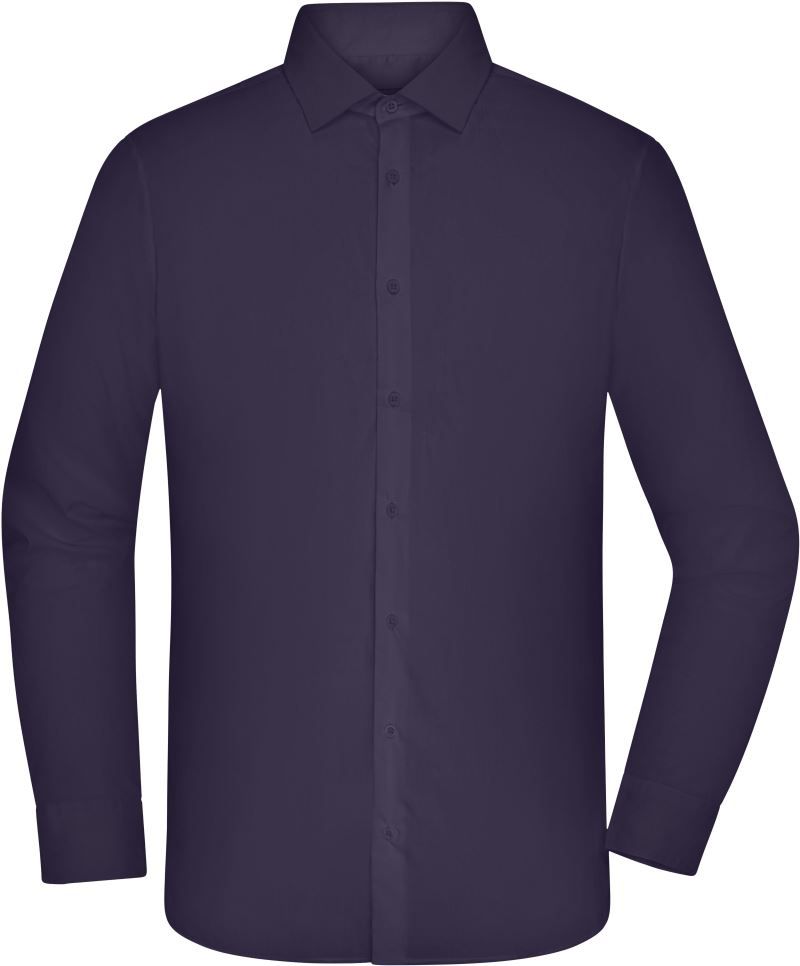 Mix Popeline Hemd langarm James&Nicholson JN1374